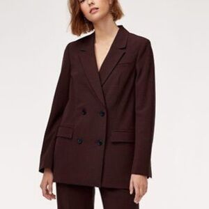 Aritzia Little Moon plaid blazer